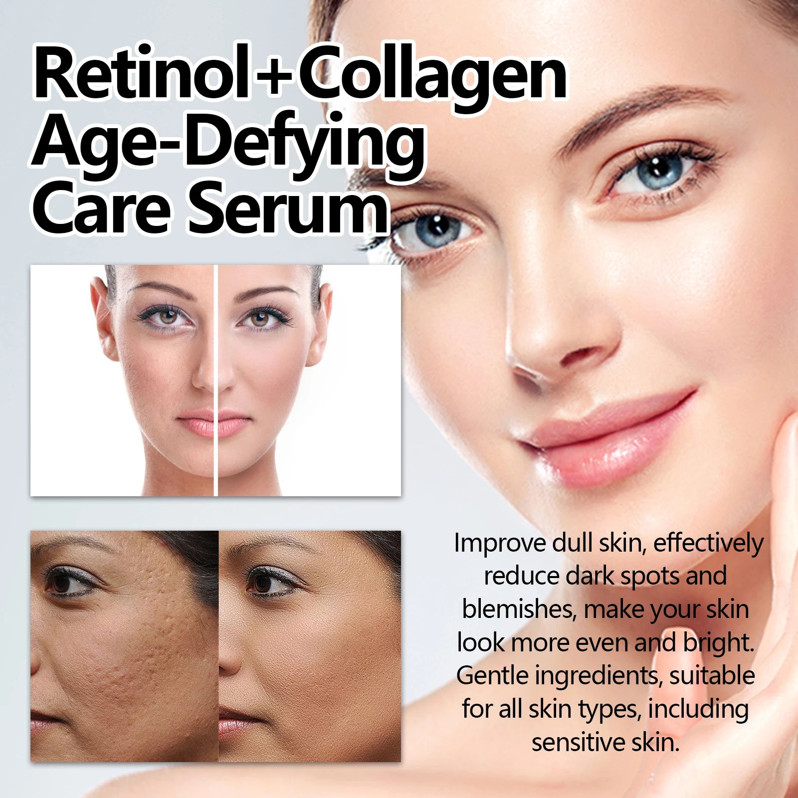 Hoygi Age-Defying Retinol & Collagen Serum – Smooth, Firm & Repair Skin (120g)