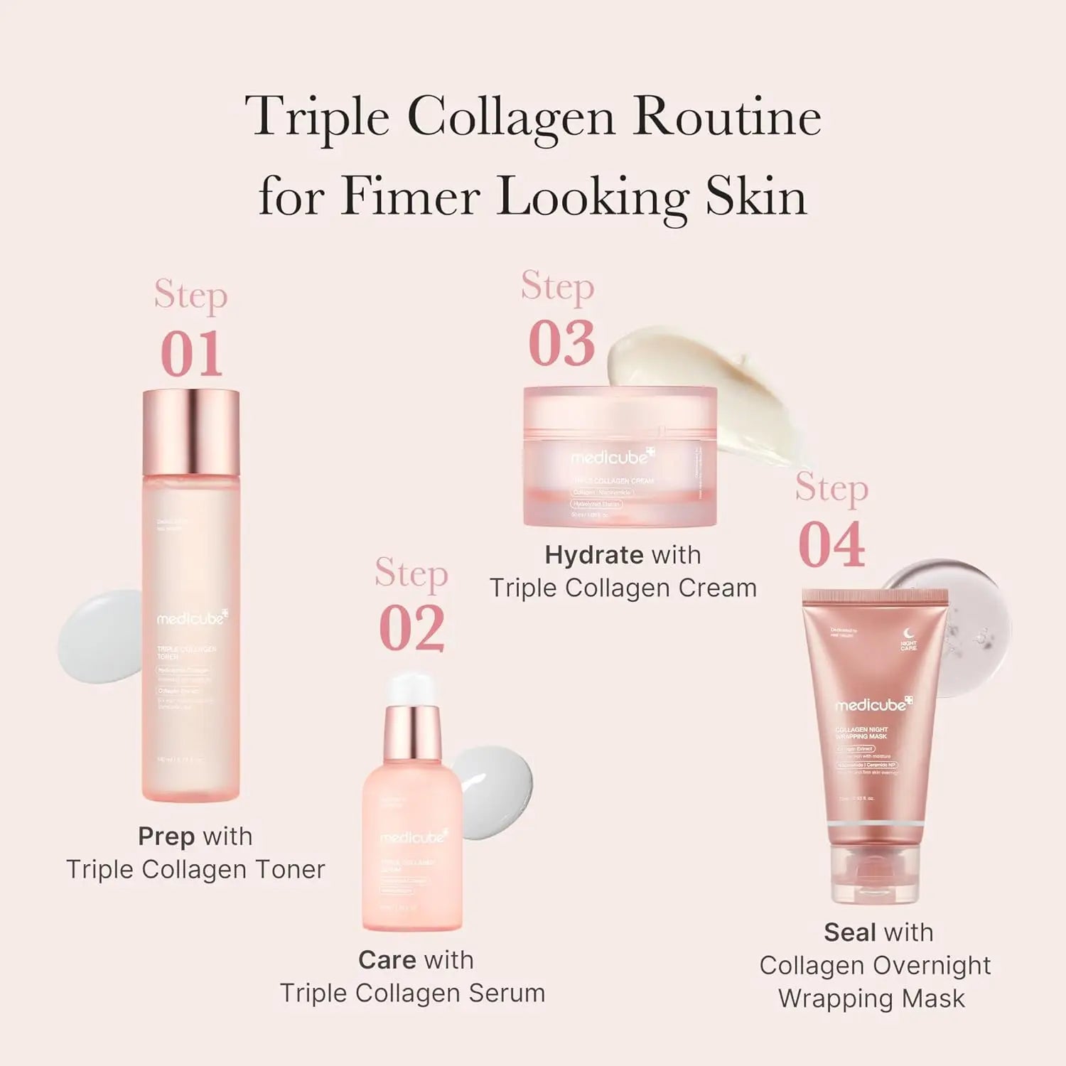 Medicube Triple Collagen Serum – Nighttime Repair & Anti-Aging Serum (55ml)
