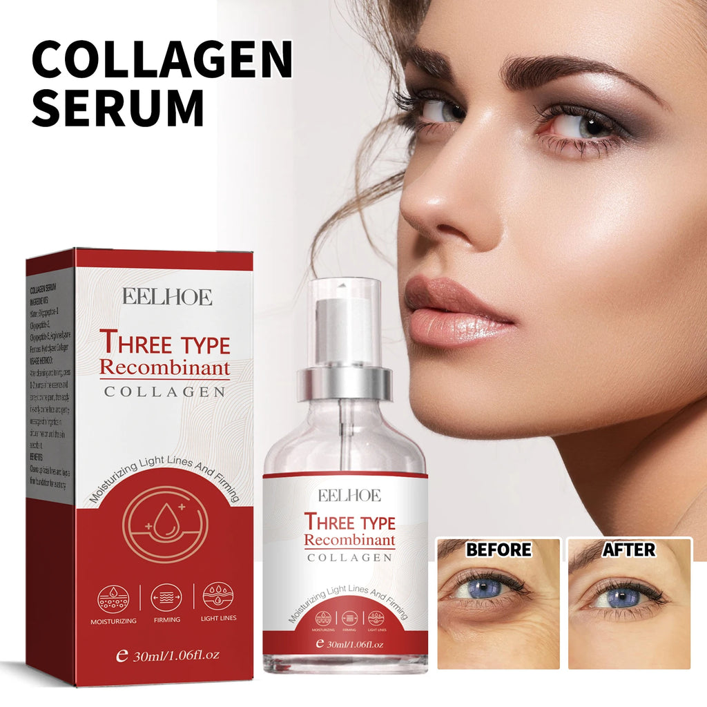 EELHOE Collagen Serum – Fade Fine Lines, Firm & Deeply Hydrate (30ml)