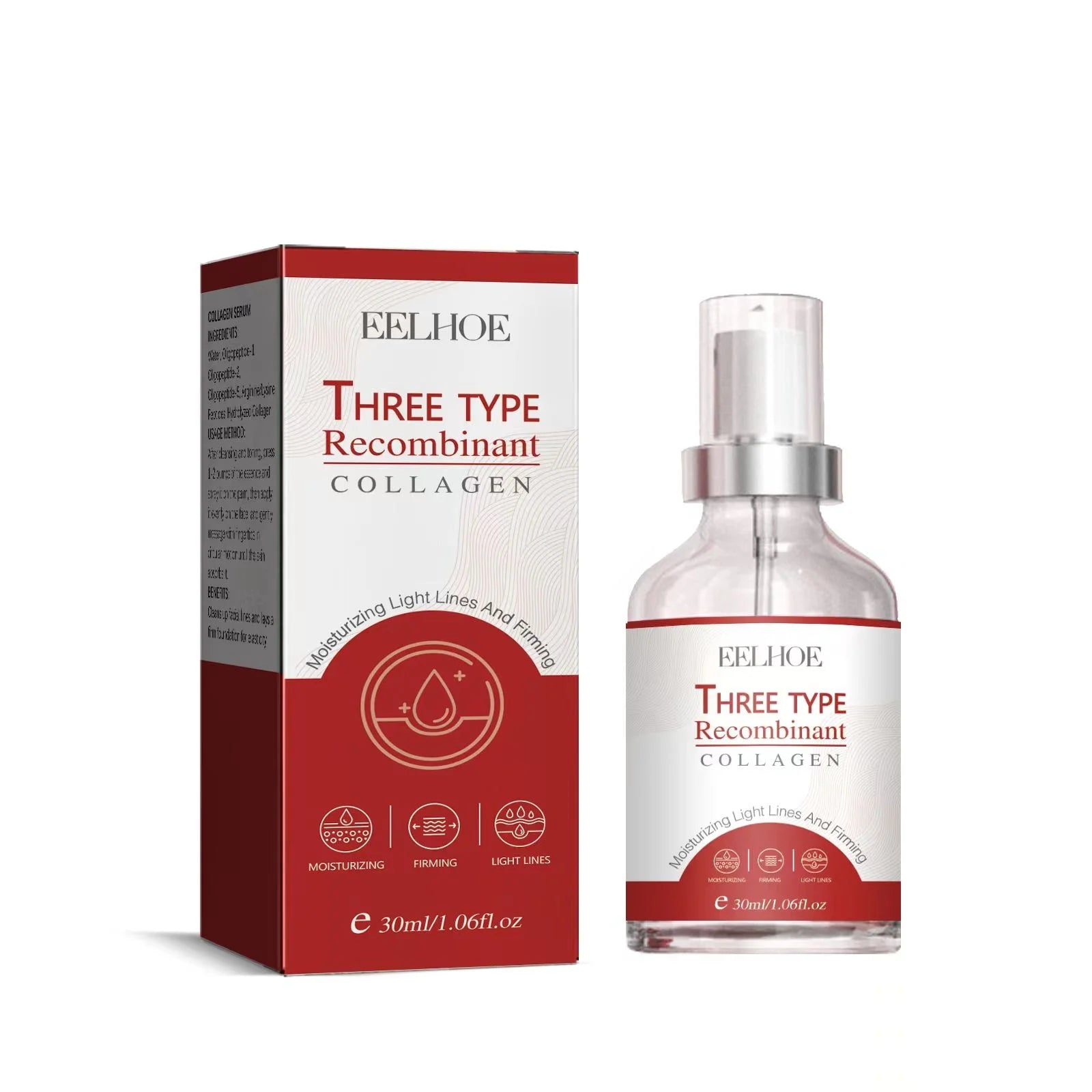 EELHOE Collagen Serum – Fade Fine Lines, Firm & Deeply Hydrate (30ml)