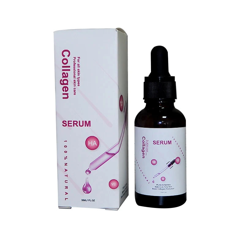 Korean Collagen Serum – Anti-Aging, Brightening & Firming with Vitamin C (30ml)