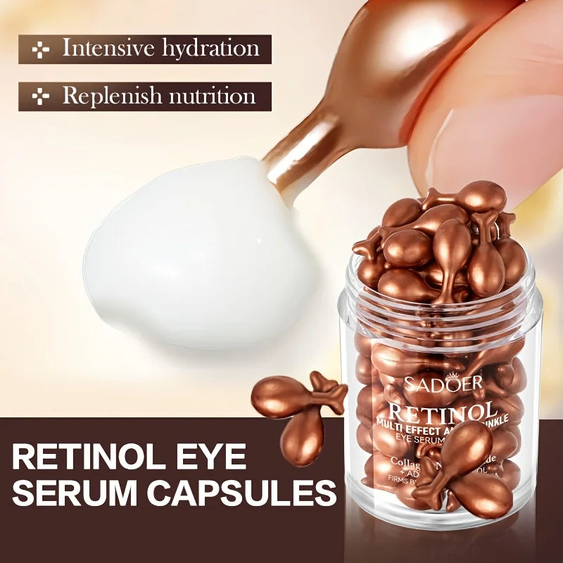 Retinol Multi-Effect Firming Eye Capsule Serum – Hydrating & Anti-Aging (45 Capsules)