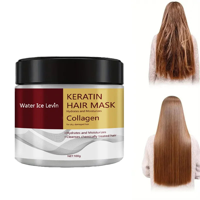 Collagen Keratin Hair Mask – Repair, Smooth & Revitalize Damaged Hair
