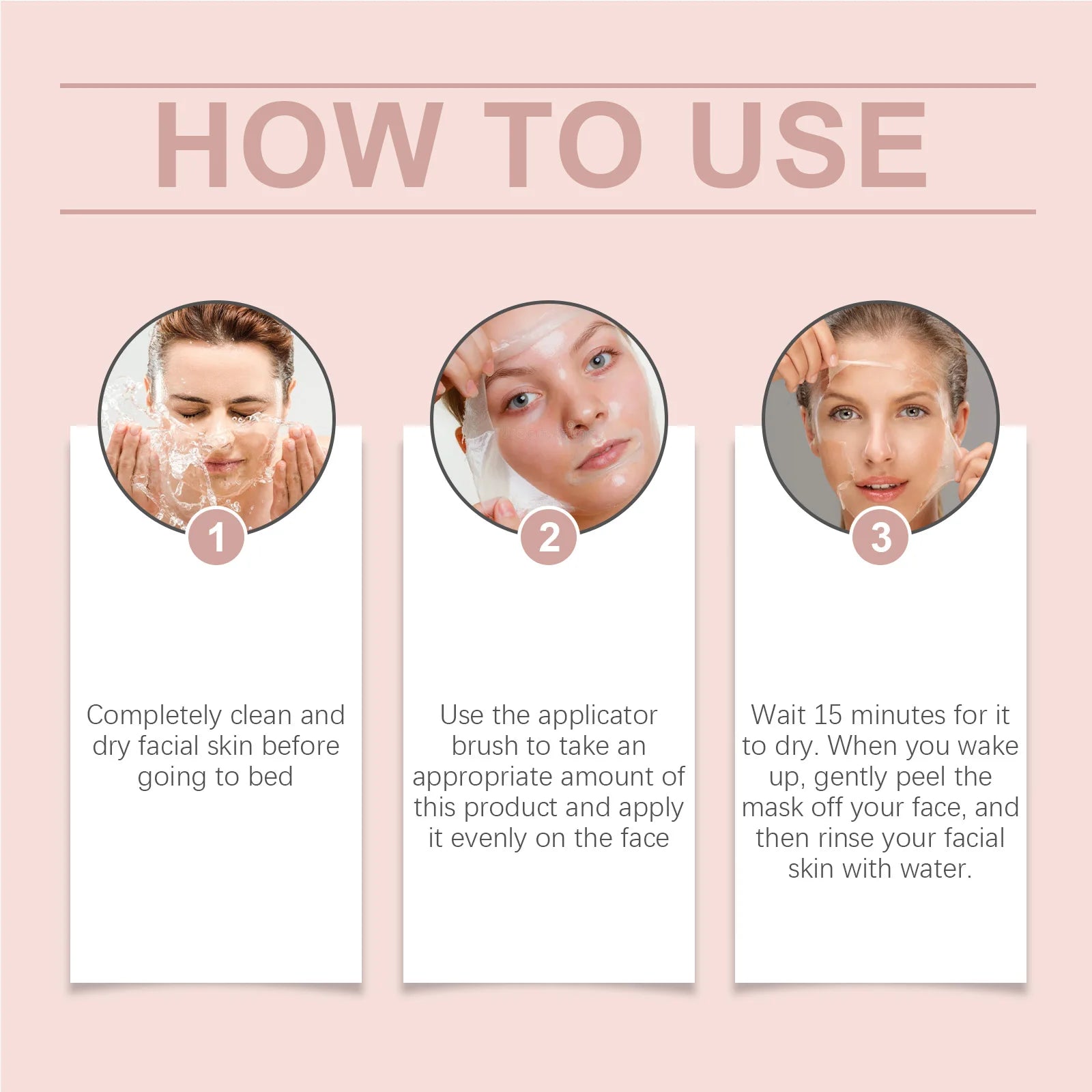 Korean Collagen Overnight Peel Off Mask – Deeply Hydrate, Brighten & Purify (75ml)