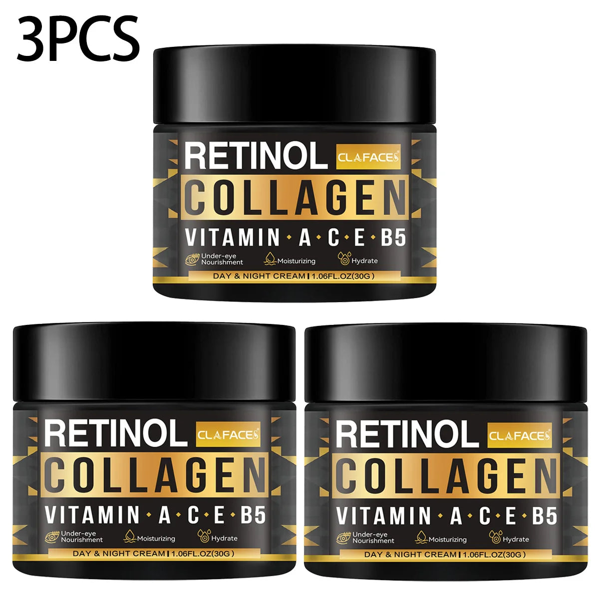 Men’s Retinol & Collagen Face Cream – Moisturizing, Brightening & Anti-Wrinkle