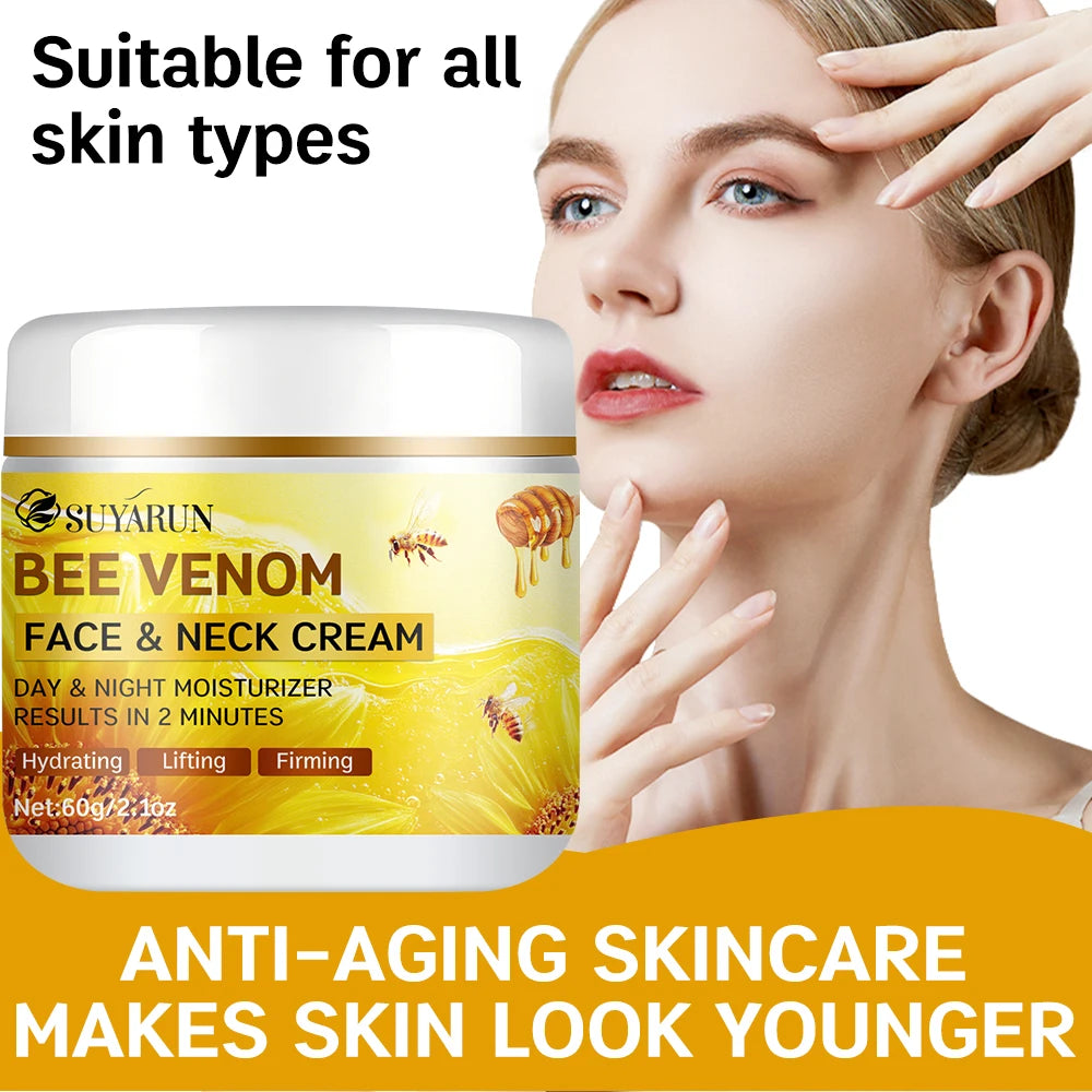 Bee Venom Collagen Face Cream – Firming, Anti-Wrinkle & 24H Hydration