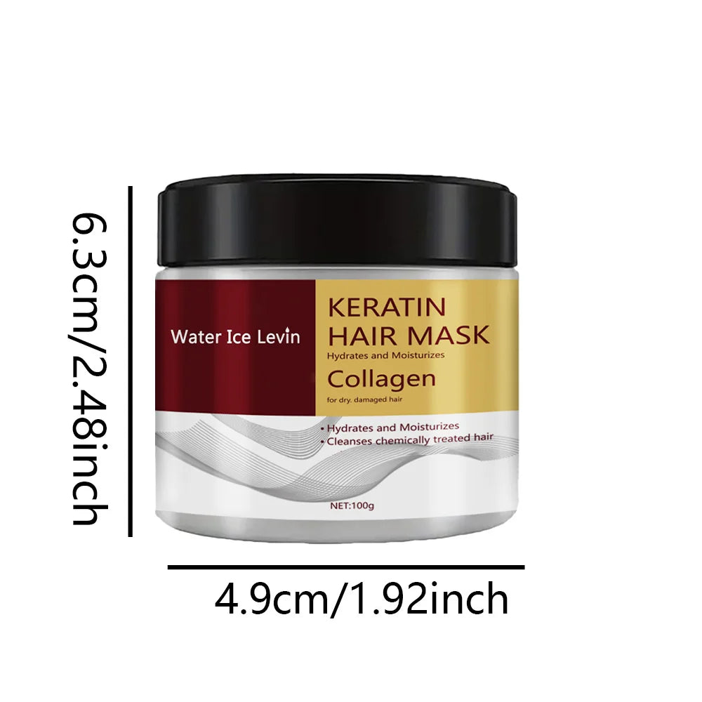 Collagen Keratin Hair Mask – Repair, Smooth & Revitalize Damaged Hair