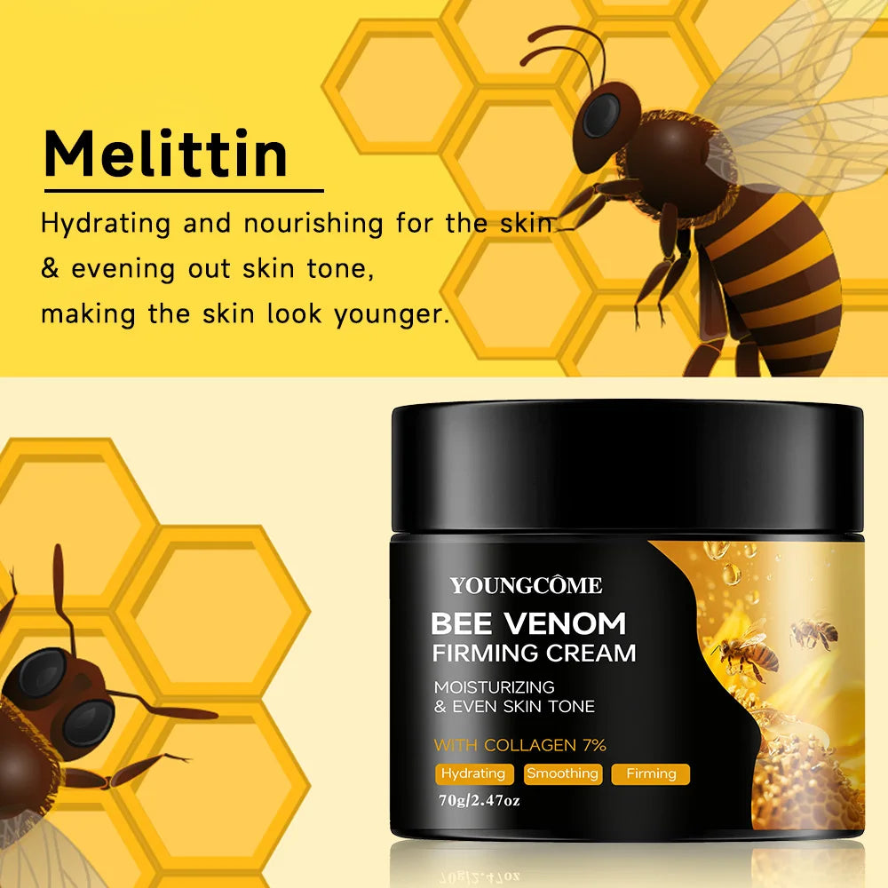 Premium Bee Venom Face & Neck Cream – Collagen Boost, Firming & Natural Hydration