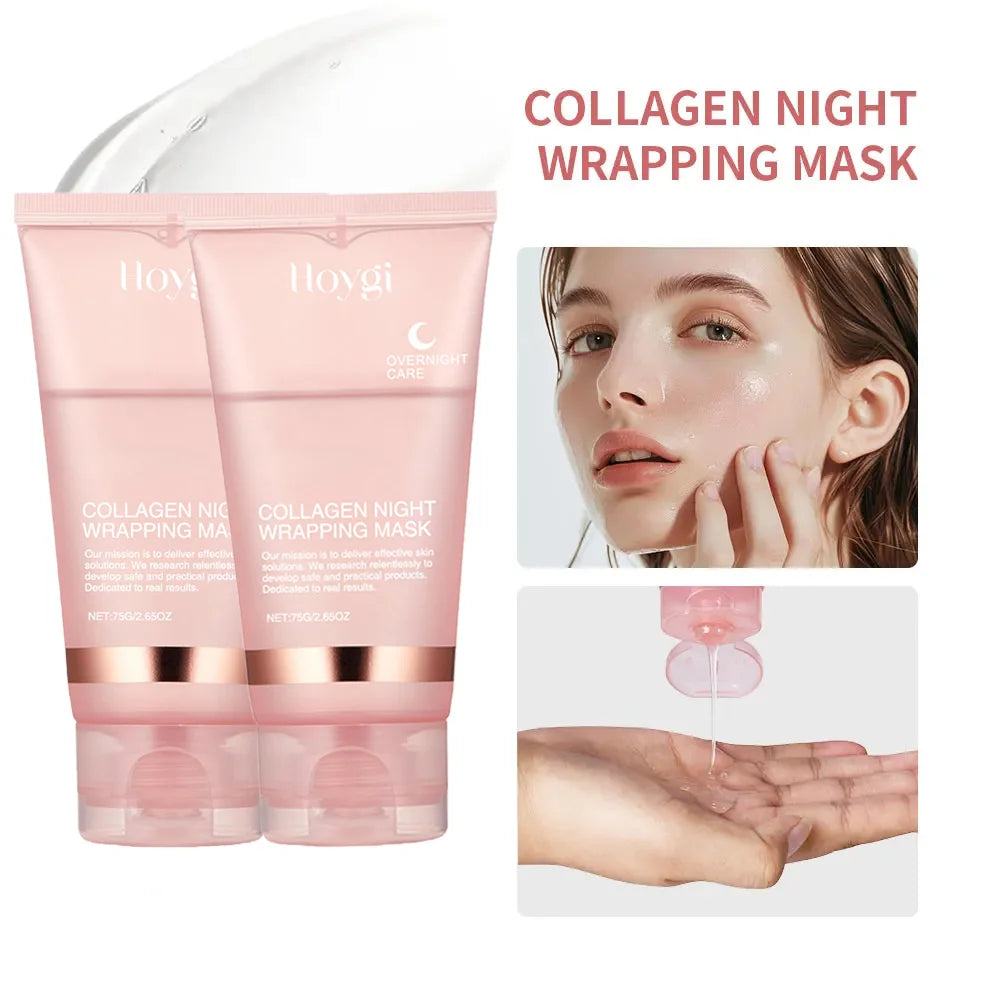 Korean Collagen Overnight Peel Off Mask – Deeply Hydrate, Brighten & Purify (75ml)