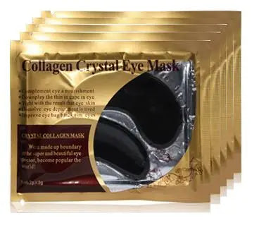 Gold Collagen Crystal Eye Masks – Firming, Hydrating & Anti-Aging Patches (10 Pairs)