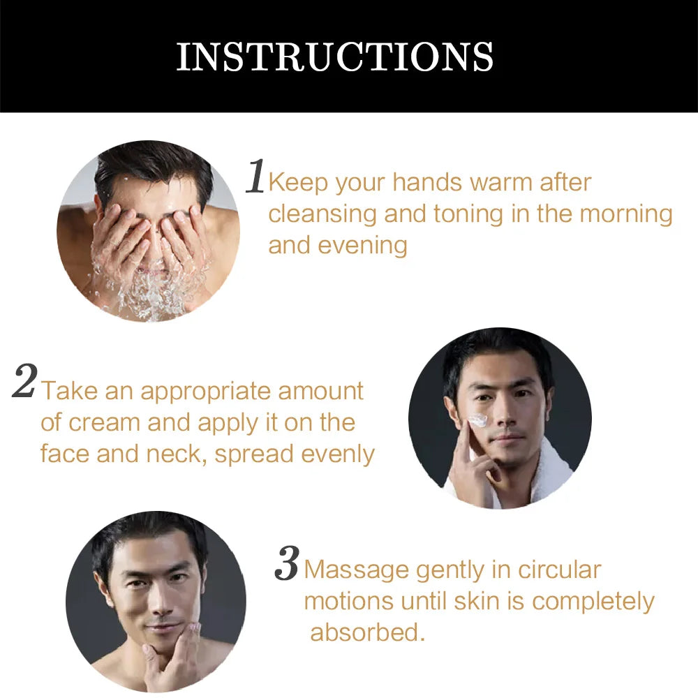 Men’s Retinol & Collagen Face Cream – Moisturizing, Brightening & Anti-Wrinkle