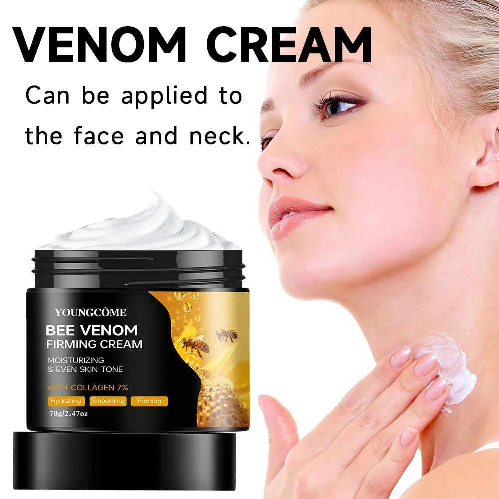 Premium Bee Venom Face & Neck Cream – Collagen Boost, Firming & Natural Hydration
