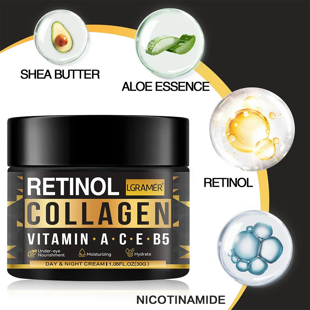 Men’s Retinol & Collagen Face Cream – Moisturizing, Brightening & Anti-Wrinkle